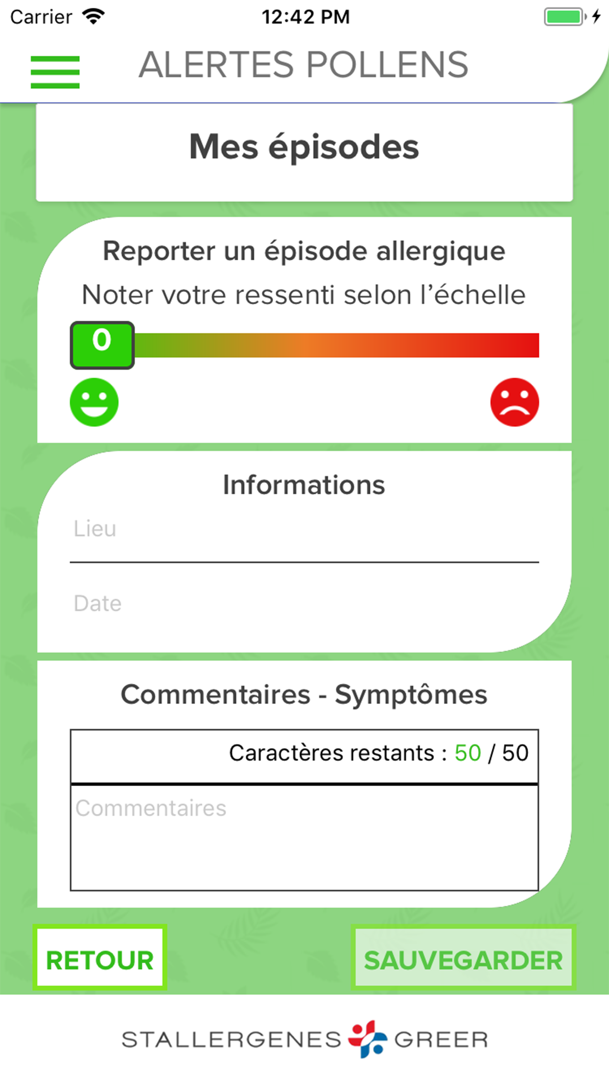 Alertes Pollens