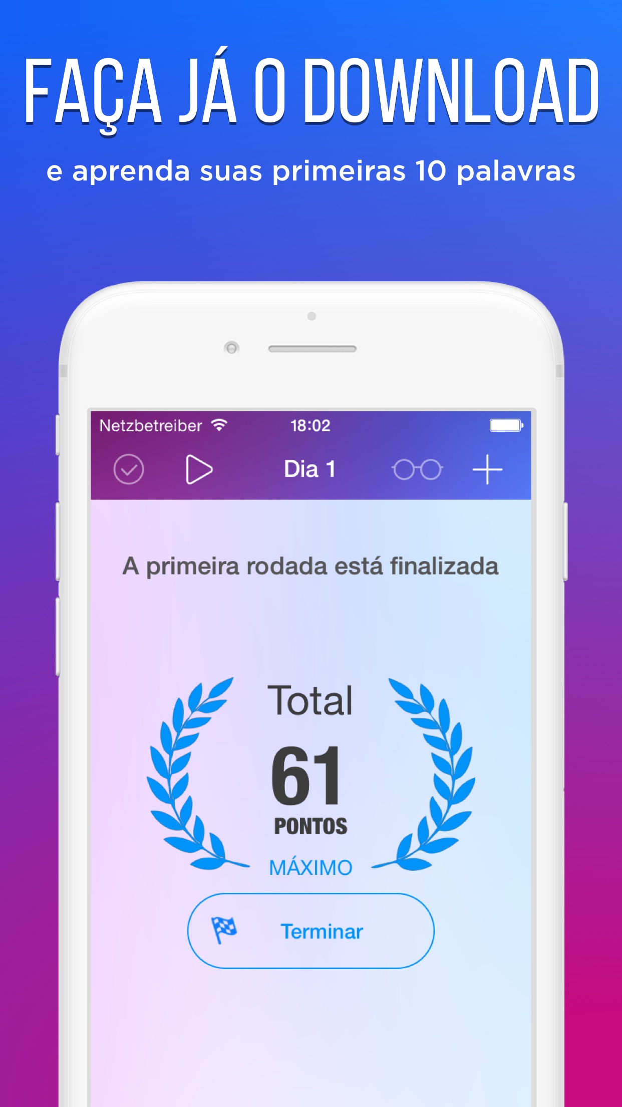 Screenshot do app easy ten