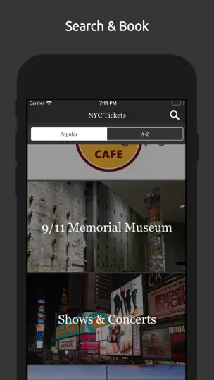 New York Tickets iPhone Screenshot 1