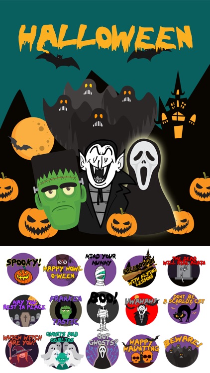 Scary HalloweenMoji Stickers