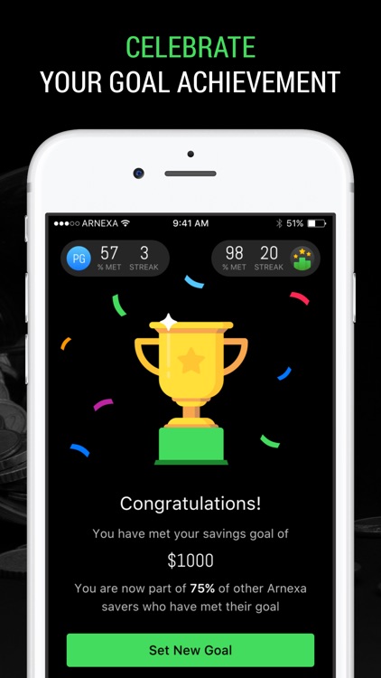 Arnexa: The Smart Savings Goal Tracker screenshot-3