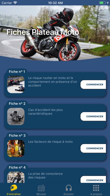 Fiches Plateau Moto