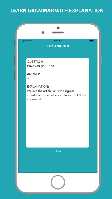Creative - English learning iPhone screenshot