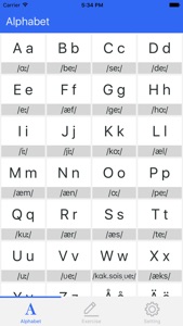 Finnish - The Basic Alphabet screenshot #1 for iPhone