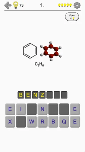 Hydrocarbons Chemical Formulas screenshot 1