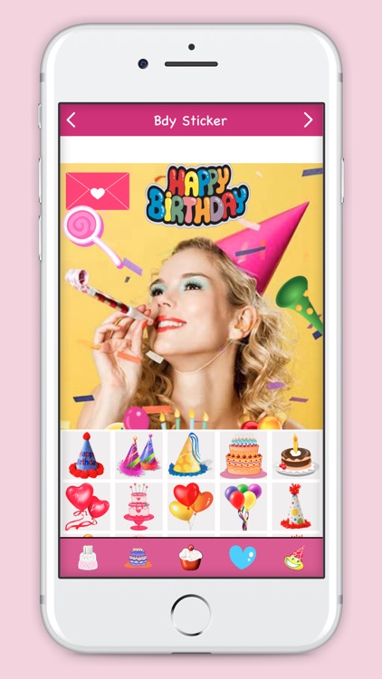 B'day Sticker : Sticker Booth screenshot-4