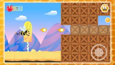 Screenshot #2 pour Flying Bee Honey Action Game