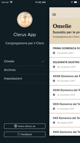 Clerus-App screenshot