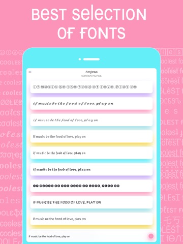 Fontasia - Creative Fontsのおすすめ画像4