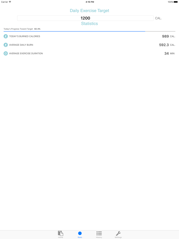 Exercise Calorie Calculator - With Tracker iPad screenshot