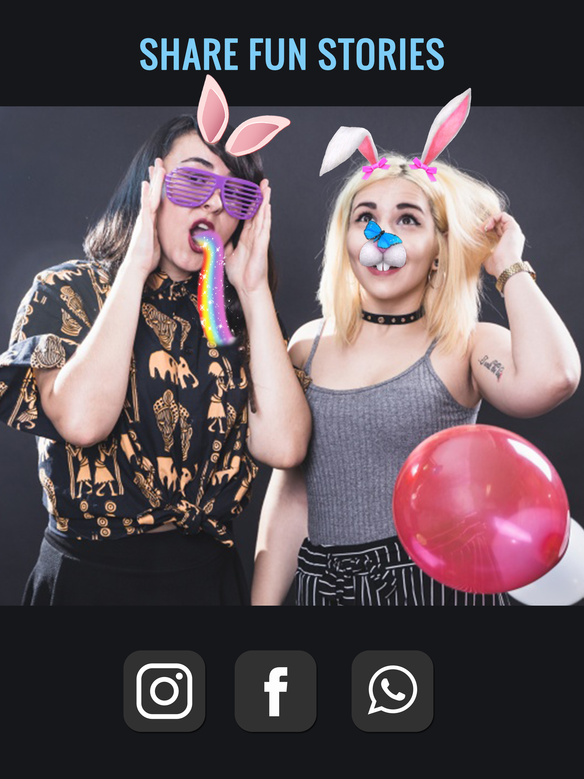 Funny Face Changer-Try Cute and Funny Stickers screenshot 8