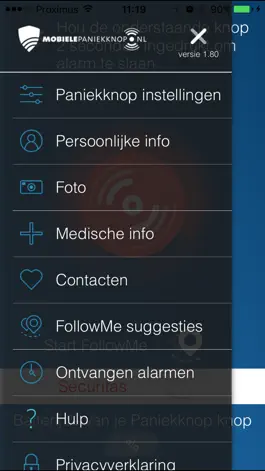 Game screenshot Paniekknop van Mobielepaniekknop.nl apk