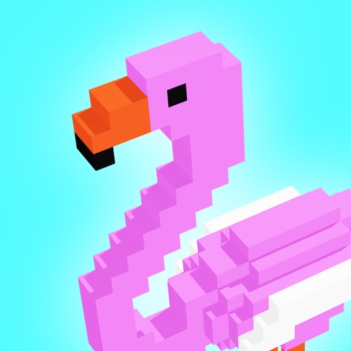 Flamingo - 3d Voxel Coloring iOS App