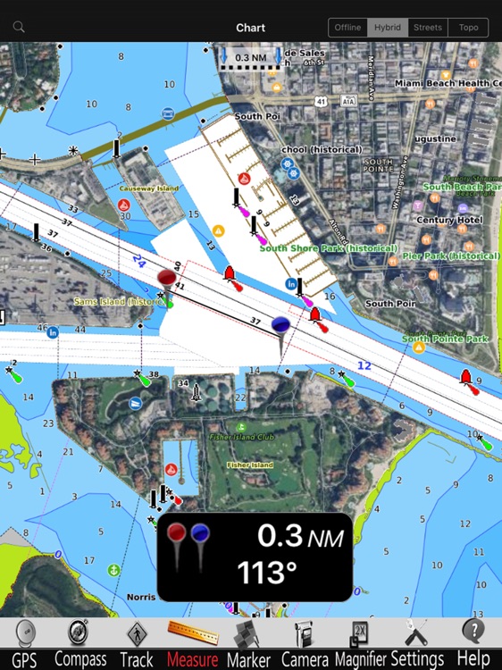 Murray lake GPS Charts Pro