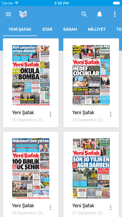 Screenshot #1 pour Gazete Manşet