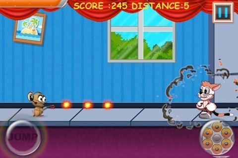 Kid Mouse Shooting Racing game screenshot 2