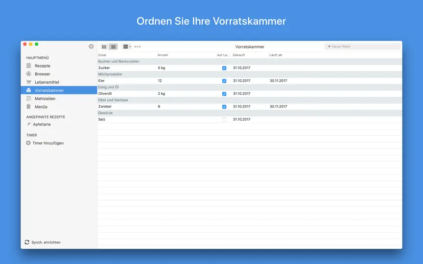 Screenshot von Paprika Recipe Manager 3 auf dem iPhone 5