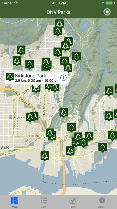 DNV Parks Screenshot 1 - AppWisp.com DNV Parks Screenshot 1 - AppWisp.com