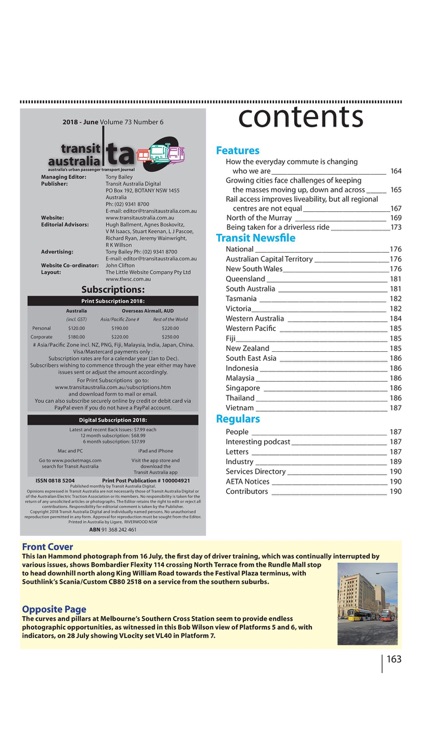 Transit Australia Magazine