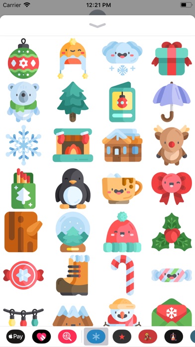 Winter Sticker Collection screenshot 2