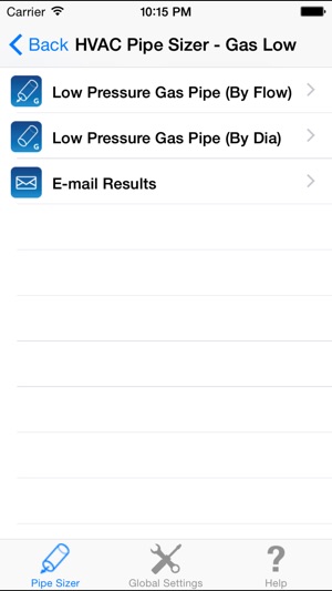 HVAC Pipe Sizer - Gas Low(圖2)-速報App