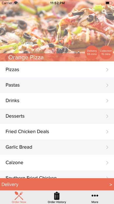 Orange Pizza Warrington screenshot 2