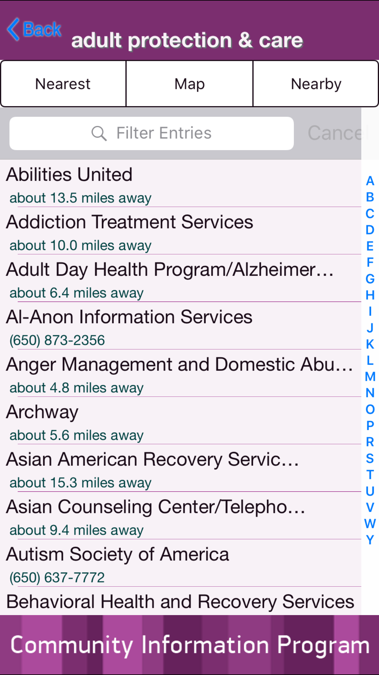Community Information Program