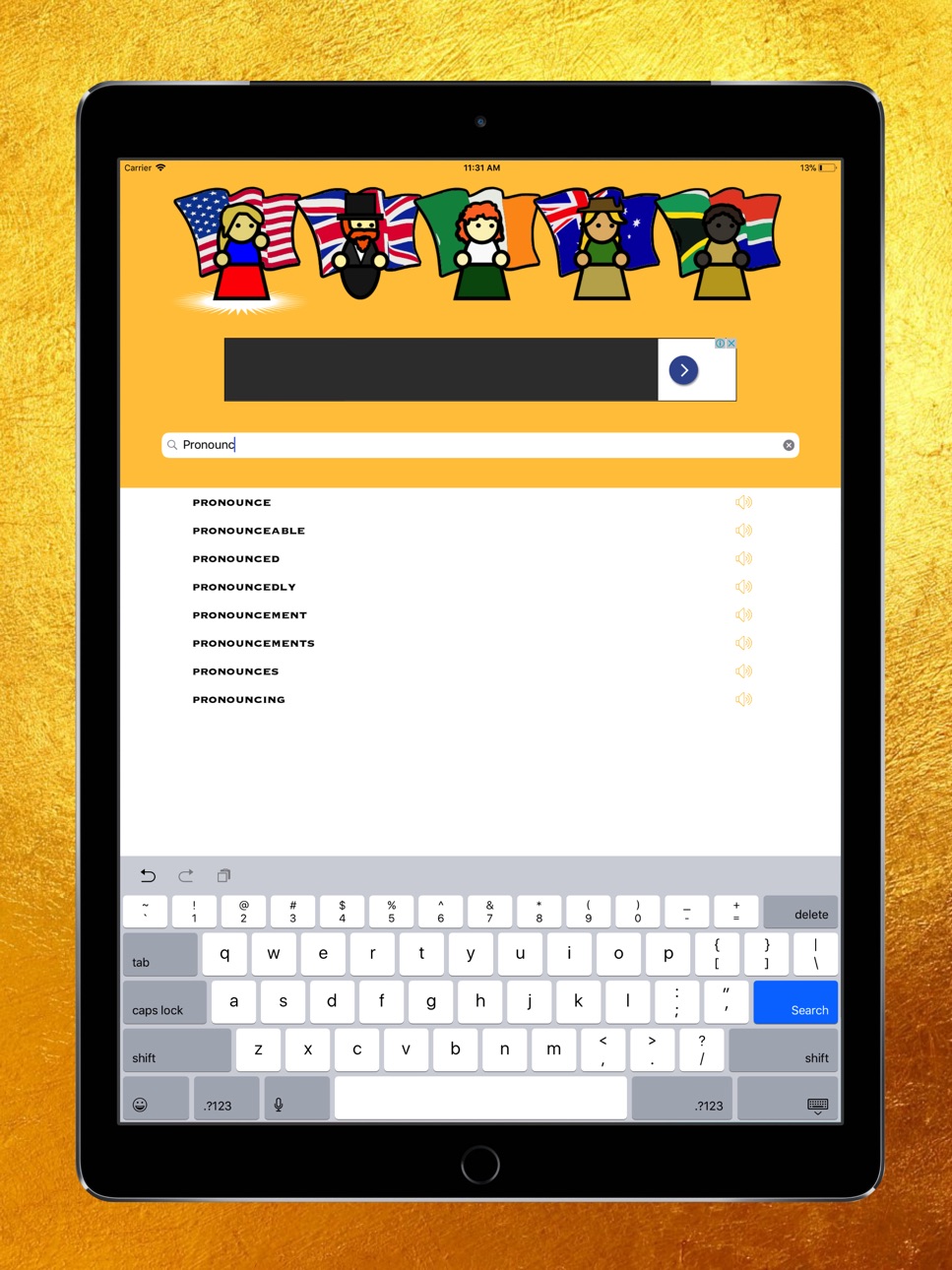 iPad screenshot