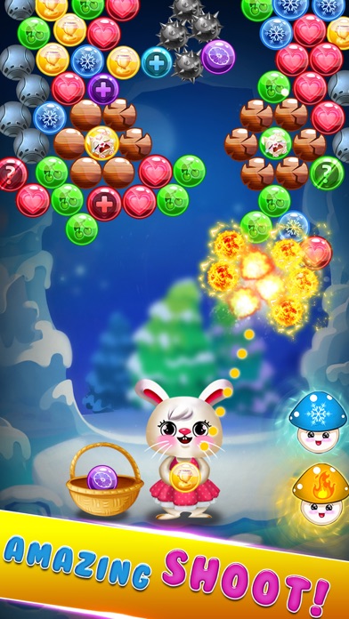 Bunny Bubble Shooter Island screenshot 2