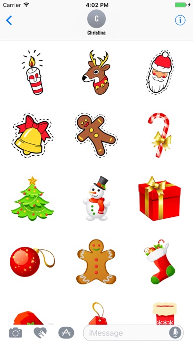 Animated Christmas Emojis pack screenshot 3