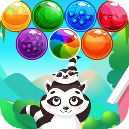 Raccoon Bubble-Colorful Puzzle