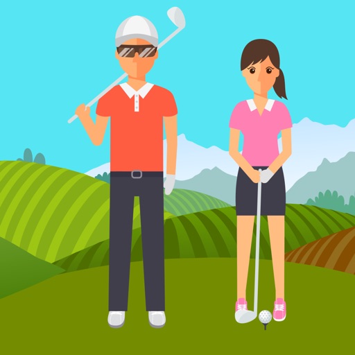Golf Sticker and Golfers Emojis icon