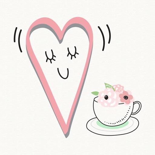 Hand Drawn Send Love Stickers iOS App