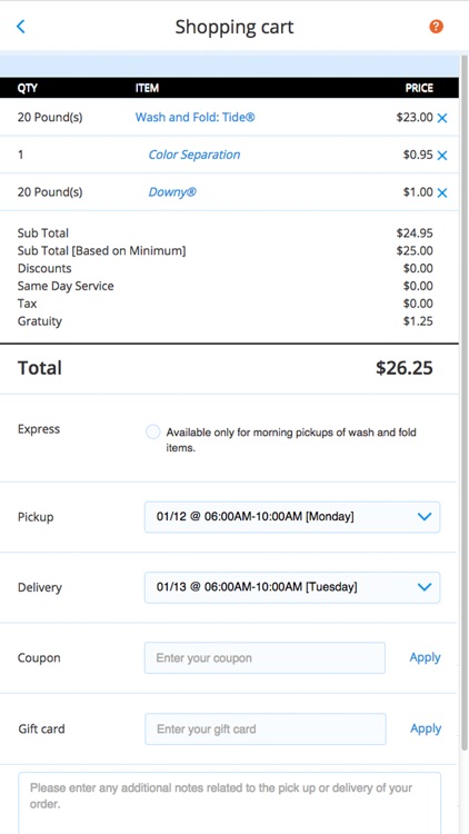 The Washery | Laundry Service