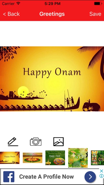 Onam Greetings Maker For Onam Messages & Images