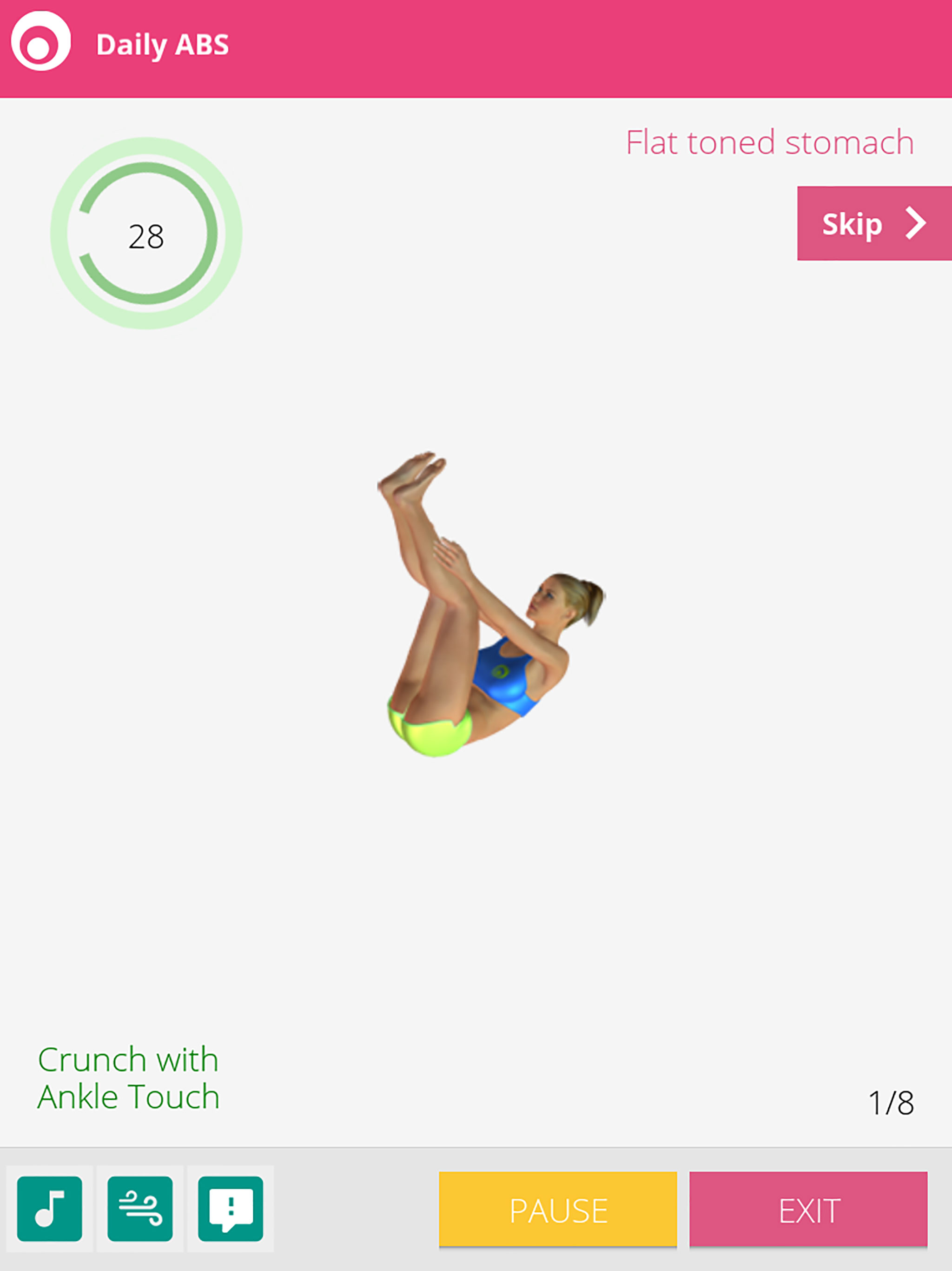 Daily ABS Fitness Workouts screenshot 9