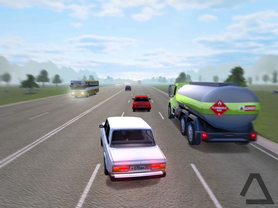 Russian Road Racer Pro iPad app afbeelding 3