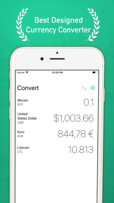 Screenshot #1 pour Cryptocurrency Converter Plus