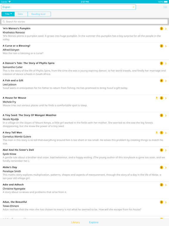 African Storybook Reader