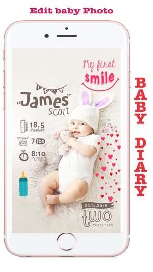 Baby diary Pregnancy Pics Baby Milestones photo(圖4)-速報App