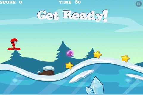 Ski Race - Neon Safari screenshot 3