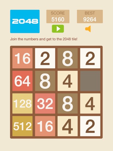 2048 HD - Snap 2 Merged Number Puzzle Gameのおすすめ画像1