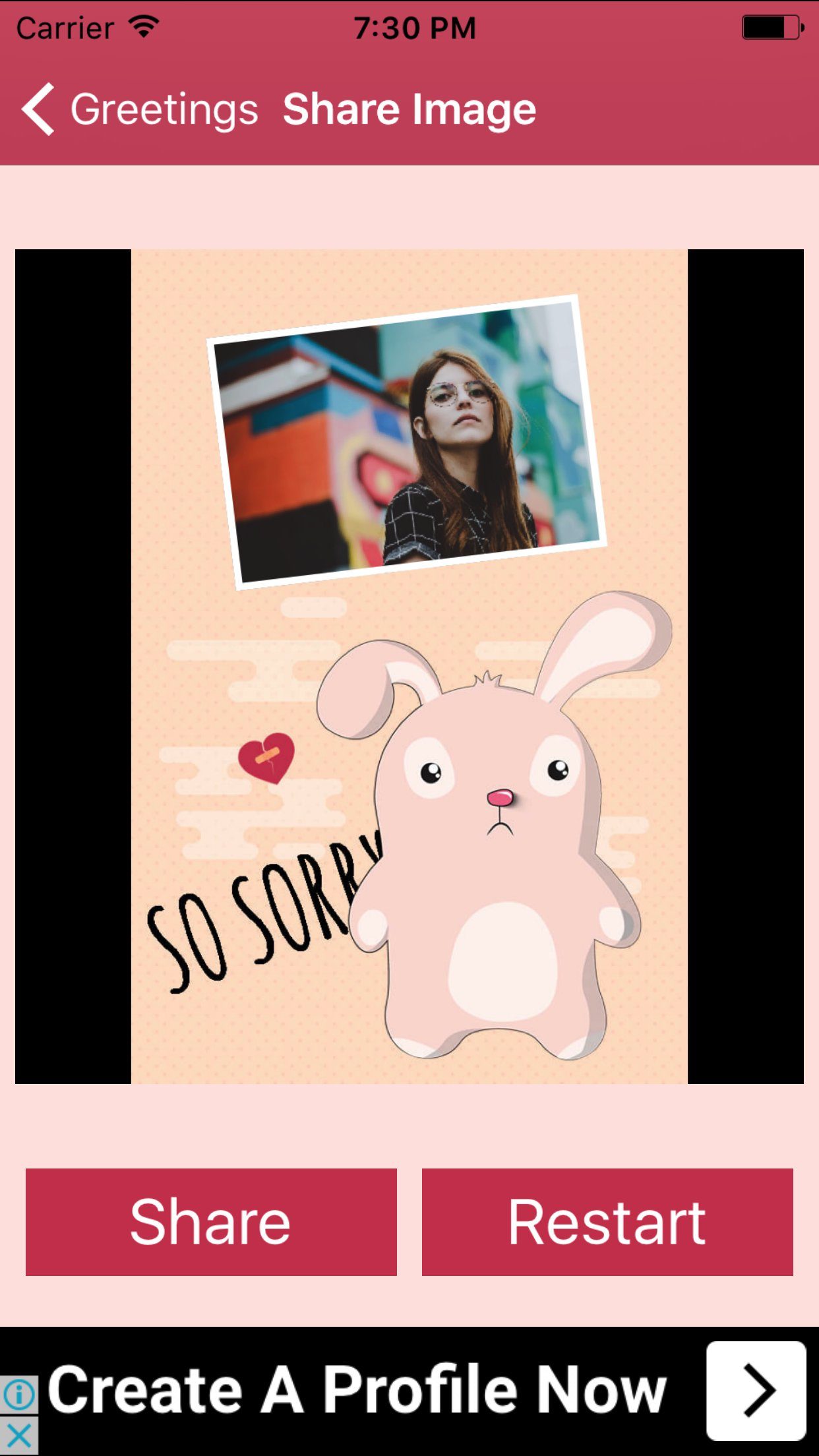 Sorry Or Forgive Me Card Creator screenshot 5