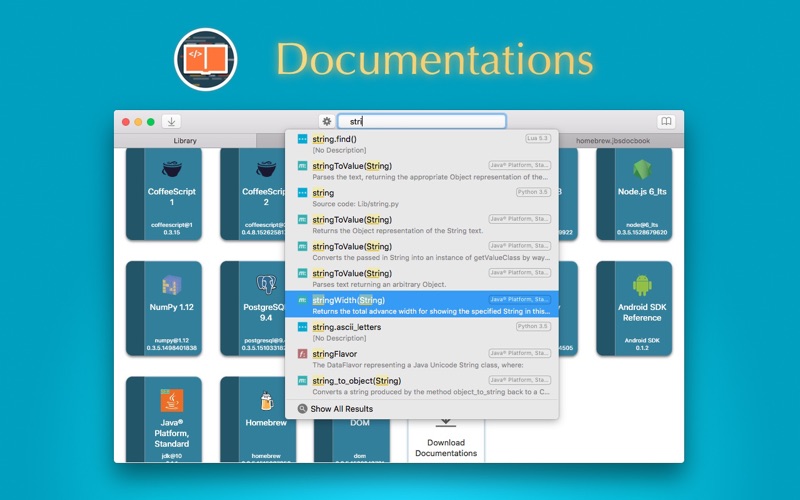 Screenshot #1 pour Docs for Developers