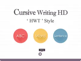 Game screenshot Cursive Writing HD HWT Style mod apk