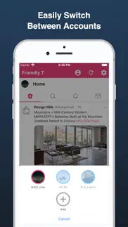 friendly for twitter iphone screenshot 4