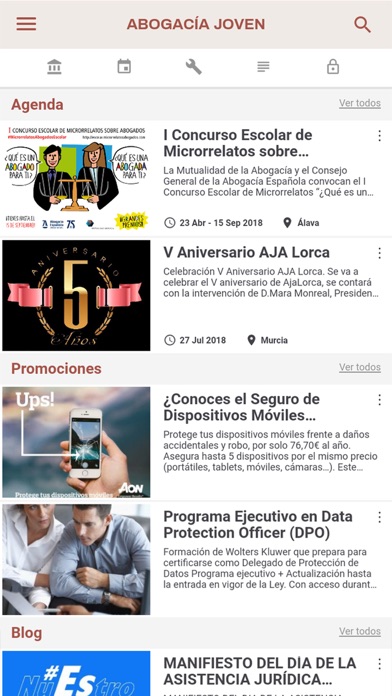 Screenshot #1 pour Abogacia Joven