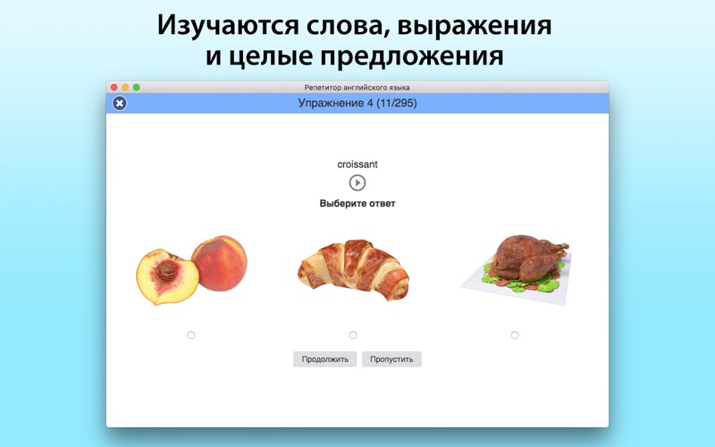 Скриншот из English Vocabulary Builder