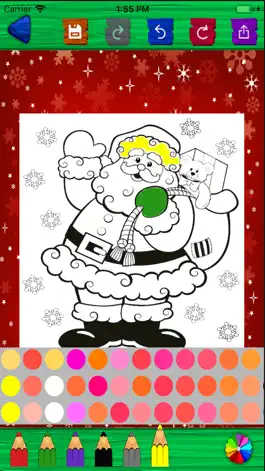 Game screenshot Christmas Colouring Page Book hack