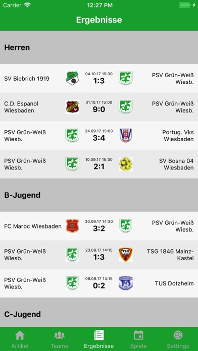 PSV GW Wiesbaden screenshot 2